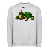 Heather Grey farm tractor Heavyweight Sweatshirt - Artiststas