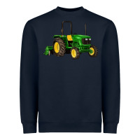 Navy farm tractor Heavyweight Sweatshirt - Artiststas