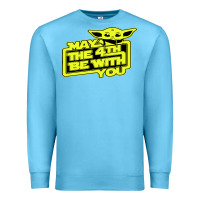 Ocean Blue may the 4th be with you Premium Sweatshirt - longCreatives