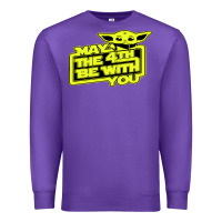 Purple may the 4th be with you Premium Sweatshirt - longCreatives