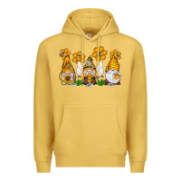 Antique Gold Honey Gnome Premium Hoodie - CowhideDigitalArt