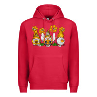 Cardinal Honey Gnome Premium Hoodie - CowhideDigitalArt