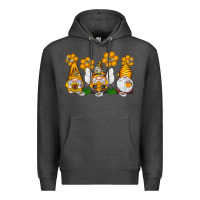 Charcoal Heather Honey Gnome Premium Hoodie - CowhideDigitalArt
