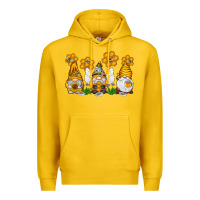 Lemon Honey Gnome Premium Hoodie - CowhideDigitalArt