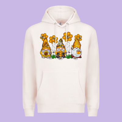 Honey Gnome Premium Hoodie Designed By Cowhidedigitalart