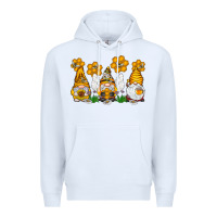 White Honey Gnome Premium Hoodie - CowhideDigitalArt