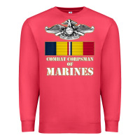 Cardinal Eagle FMF Corpsman 8404 T Back Design Premium Sweatshirt - longCreatives