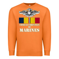 Carrot Eagle FMF Corpsman 8404 T Back Design Premium Sweatshirt - longCreatives