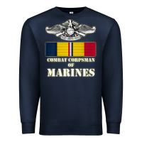 Navy Eagle FMF Corpsman 8404 T Back Design Premium Sweatshirt - longCreatives