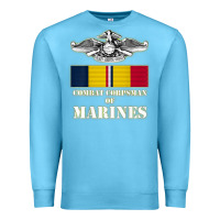 Ocean Blue Eagle FMF Corpsman 8404 T Back Design Premium Sweatshirt - longCreatives