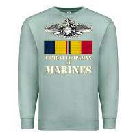 Seafoam Eagle FMF Corpsman 8404 T Back Design Premium Sweatshirt - longCreatives