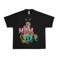 Black Mom life with skull Mother's Day Urban Heavy Tee - CowGirlArtShop
