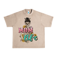 French Oak Mom life with skull Mother's Day Urban Heavy Tee - CowGirlArtShop