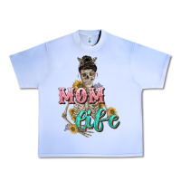 Grape Ice Mom life with skull Mother's Day Urban Heavy Tee - CowGirlArtShop