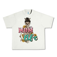 Pistachio Mom life with skull Mother's Day Urban Heavy Tee - CowGirlArtShop