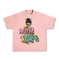 Salmon Mom life with skull Mother's Day Urban Heavy Tee - CowGirlArtShop