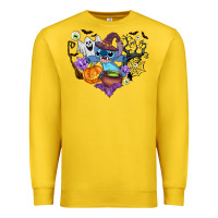 Lemon stitch heart halloween Premium Sweatshirt - AdoDesignShop