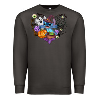 Smoke stitch heart halloween Premium Sweatshirt - AdoDesignShop