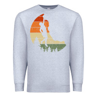 Heather Grey Retro Rock Climbing Vintage Climber Premium Sweatshirt - longCreatives
