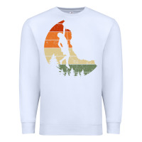 White Retro Rock Climbing Vintage Climber Premium Sweatshirt - longCreatives