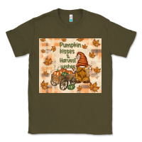 Army Green pumpkin kisses and harvest wishes Classic Tee - TumblerDesignByShophia
