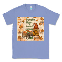 Colony Blue pumpkin kisses and harvest wishes Classic Tee - TumblerDesignByShophia
