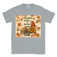 Heather Grey pumpkin kisses and harvest wishes Classic Tee - TumblerDesignByShophia