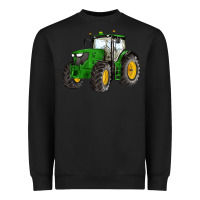Black western farm tractor Heavyweight Sweatshirt - Artiststas