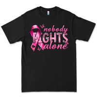 Black nobody fights alone cancer Premium Tee - NancyCooperArtShop