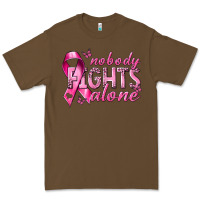 Cacao nobody fights alone cancer Premium Tee - NancyCooperArtShop