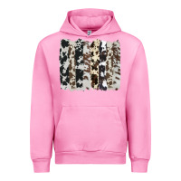 Fuchsia Pink cowhide brushstroke Urban Hoodie - AdoDesignShop
