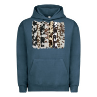 Pigment Midnight Navy cowhide brushstroke Urban Hoodie - AdoDesignShop