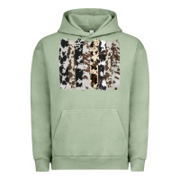 Pigment Oil Green cowhide brushstroke Urban Hoodie - AdoDesignShop