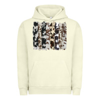 Pigment Pistachio cowhide brushstroke Urban Hoodie - AdoDesignShop