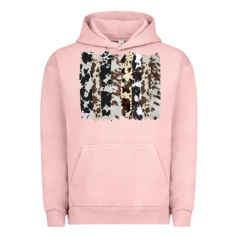 Cowhide Brushstroke Urban Hoodie by AdoDesignShop | Teevron