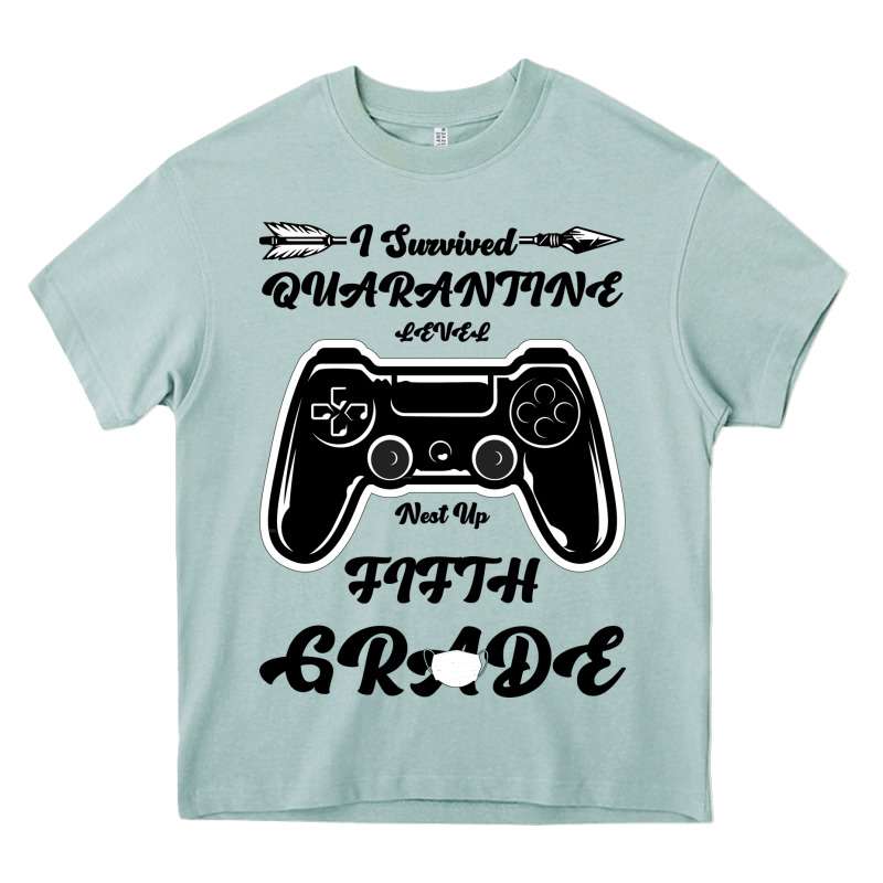 I Survived Quarantine Level Next Fifth Grade Heavy Core Tee by Bettercallsaul | Teevron