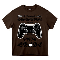 Chocolate Brown I Survived Quarantine Level Next Fifth Grade Heavy Core Tee - Bettercallsaul