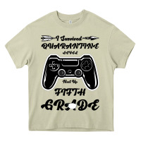 Mossy I Survived Quarantine Level Next Fifth Grade Heavy Core Tee - Bettercallsaul