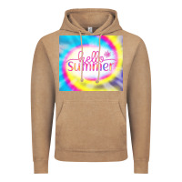 Vintage Coffee Hello Summer Tie Dye Tumbler Vintage Hoodie - CowCowDesign