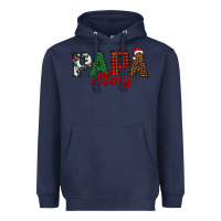 Navy papa claus Heavyweight Hoodie - BarkalooDesign