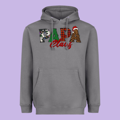Papa Claus Heavyweight Hoodie Designed By Barkaloodesign
