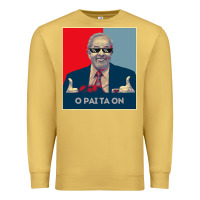 Antique Gold Lula Presidente 2022 Brasil  O Pai Ta On Premium Sweatshirt - longCreatives