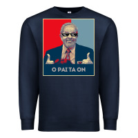 Navy Lula Presidente 2022 Brasil  O Pai Ta On Premium Sweatshirt - longCreatives