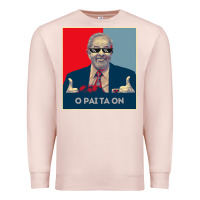 Pale Pink Lula Presidente 2022 Brasil  O Pai Ta On Premium Sweatshirt - longCreatives