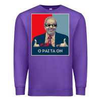 Purple Lula Presidente 2022 Brasil  O Pai Ta On Premium Sweatshirt - longCreatives