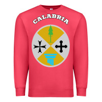 Cardinal Calabria Coat of arms  Flag souvenir Italy Premium Sweatshirt - longCreatives
