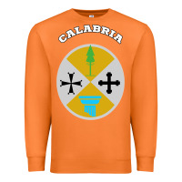 Carrot Calabria Coat of arms  Flag souvenir Italy Premium Sweatshirt - longCreatives
