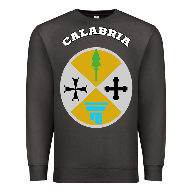 Calabria Coat Of Arms  Flag Souvenir Italy Premium Sweatshirt by longCreatives | Teevron