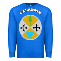 True Royal Calabria Coat of arms  Flag souvenir Italy Premium Sweatshirt - longCreatives