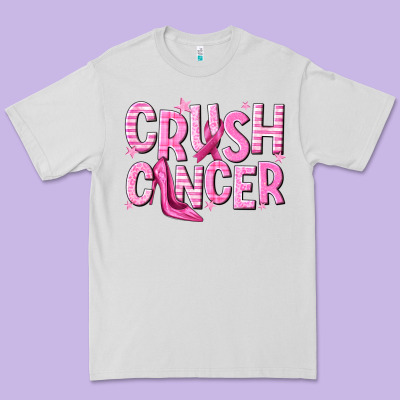 Crush Cancer Premium Tee Designed By Nancycooperartshop
